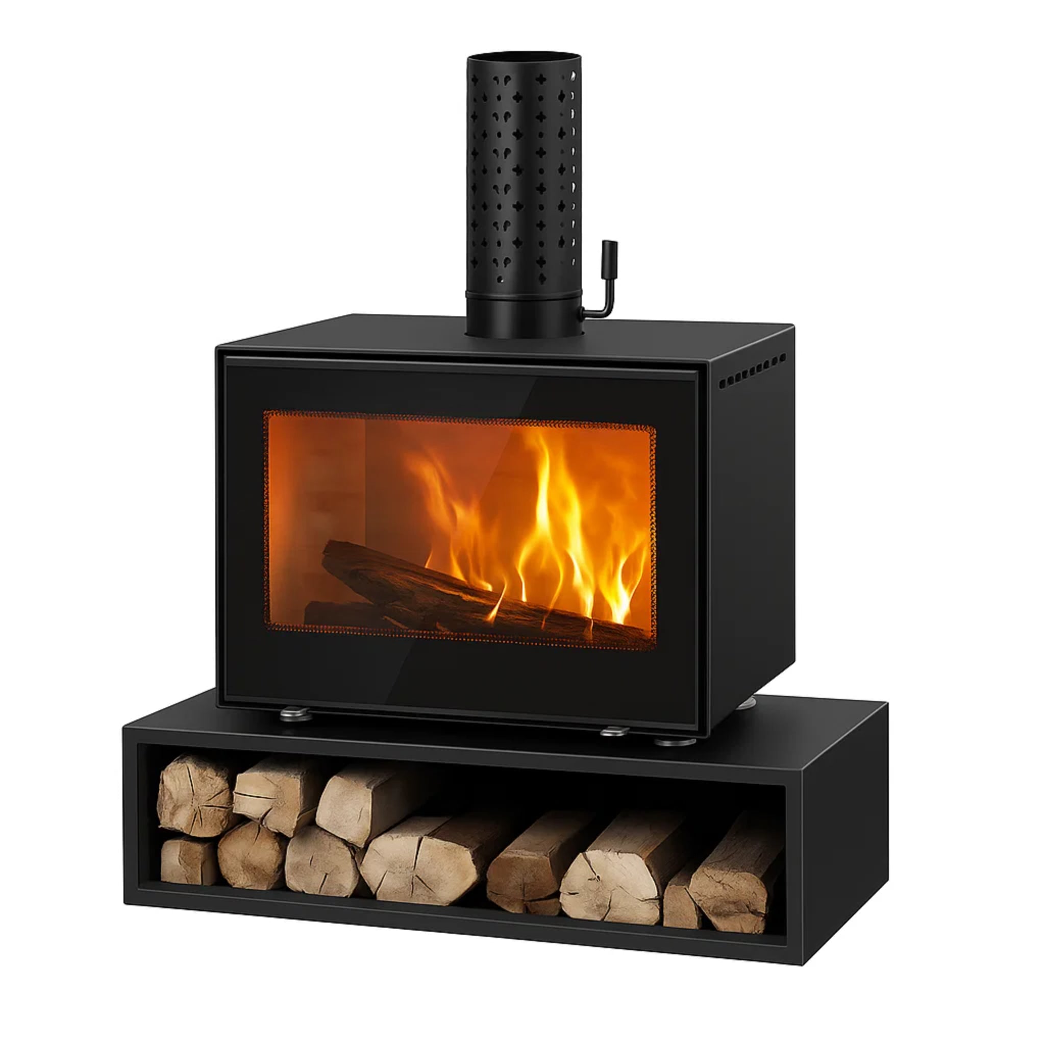 EmberGlow Nero Series Indoor Fireplace